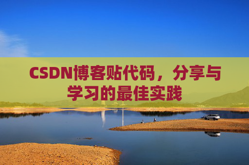 CSDN博客贴代码，分享与学习的最佳实践
